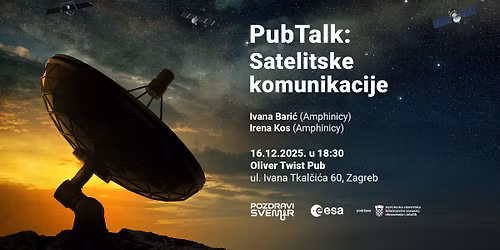 PubTalk: Satelitske komunikacije