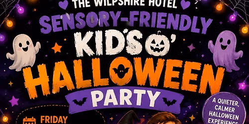 \ud83c\udf83\ud83d\udc9c SENSORY-FRIENDLY KIDS\u2019 HALLOWEEN PARTY \ud83d\udc9c\ud83c\udf83
