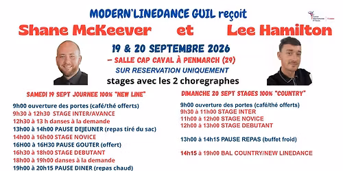 W.E. avec SHANE MCKEEVER et LEE HAMILTON