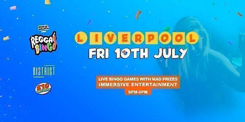 Reggae Bingo - Liverpool \u2013 Fri 10th July