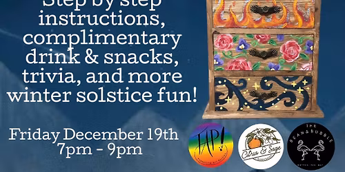 A Night in Prythian: Winter Solstice ENCORE Paint Event!