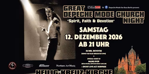 Final Great DEPECHE MODE Church Night BERLIN 2026