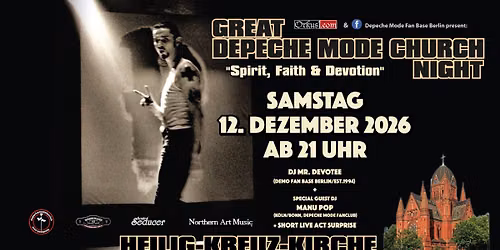Final Great DEPECHE MODE Church Night BERLIN 2026
