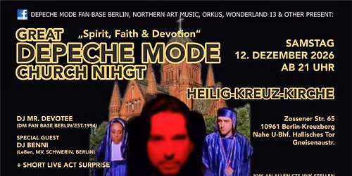 Final Great DEPECHE MODE Church Night BERLIN 2026