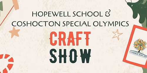 Hopewell School PTO & Coshocton County Special Olympics Annual Craft Show