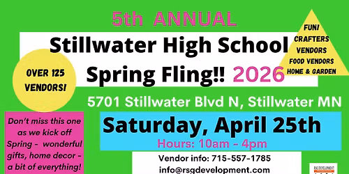 Stillwater High School - Spring Fling Craft & Vendor Show