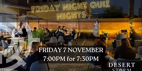 Friday Quiz Night!!