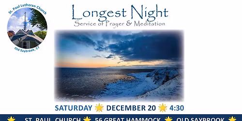 Longest Night Service of Prayer & Meditation