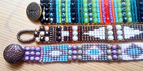 Bead Loom Weaving--Beginner Bracelet with Jo Miller