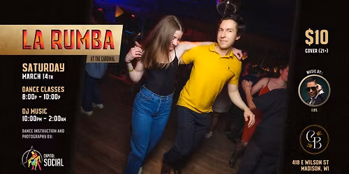 LA RUMBA at The Cardinal (SATURDAY 3\/14\/26)