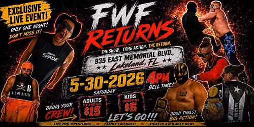 FWF Wrestling Returns!