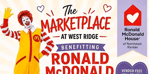 July 25-26 Vendor Market benefiting Ronald McDonald House