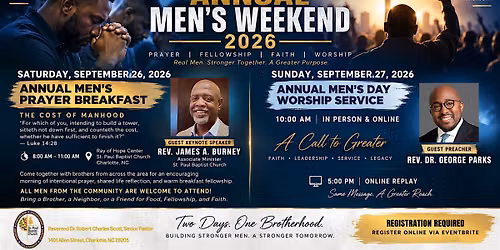 Men's Prayer Breakfast 2026