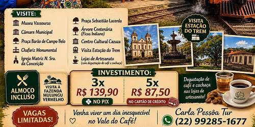 City tour em Vassouras