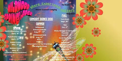 Wildwood Springs Lodge Concert Series 2026