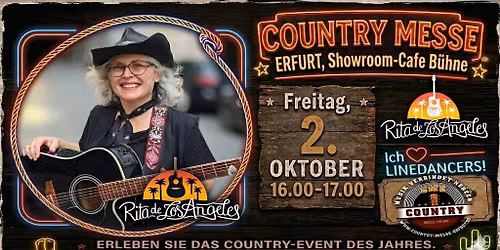 Rita De Los Angeles - LIVE - Showroom-Cafe B\u00fchne bei Country Messe Erfurt
