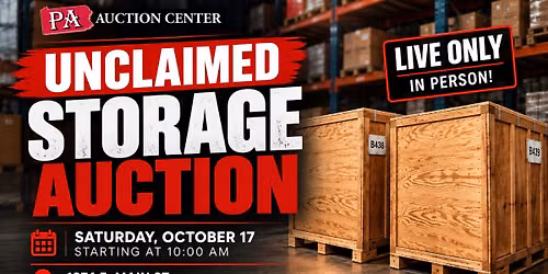 On-Site Unclaimed Storage Auction