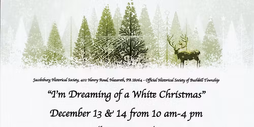 A White Christmas:  Victorian Holiday Tours at Boulton Historic Site