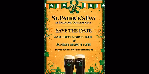 St. Patrick's Day at Bradford Country Club
