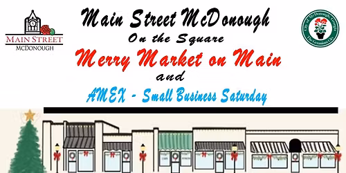 Merry Market on Main and AMEX Small Business Saturday