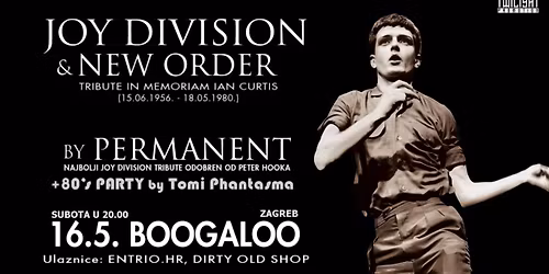 JOY DIVISION \/ NEW ORDER tribute by PERMANENT in memeoriam IAN CURTIS