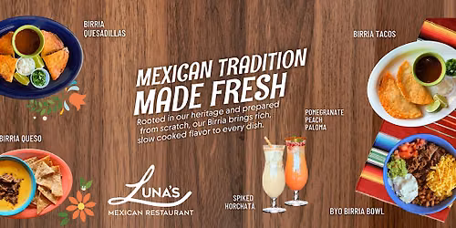 Birria & Fall Flavors at Luna\u2019s