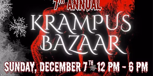 The Krampus Bazaar @ The Church Cantina 