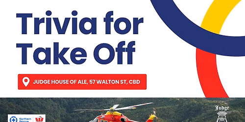 Trivia for Take Off - Quiz Night Fundraiser