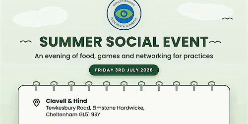 GlosLOC Summer Social Event 2026