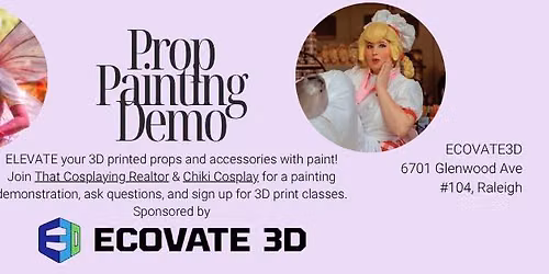 Prop Painting Demo @ ECOVATE 3D Raleigh