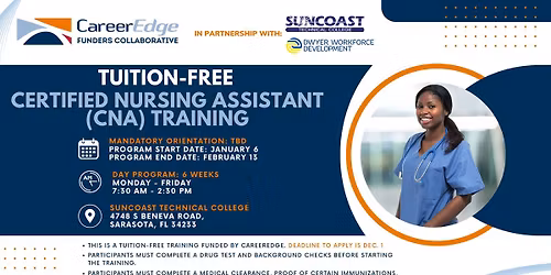 Tuition-Free Certified Nursing Assistant (CNA) Training