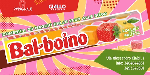 Cosa facciamo domenica pomeriggio? Un Balboino!