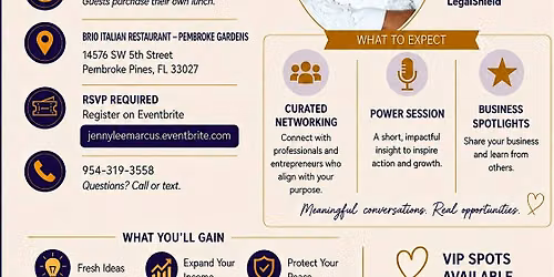 Lunch & Leverage: A Curated Midday Networking Experience