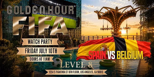 Rooftop FIFA Watch Party | Spain x Belgium | FIFA World Cup 2026