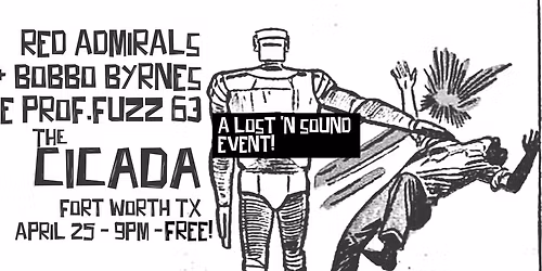 Red Admirals + Bobbo Byrnes + PF63 at The Cicada