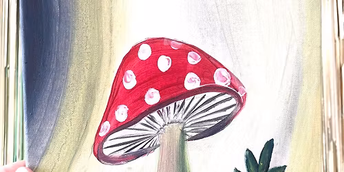 Groovy Mushroom Paint & Sip