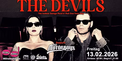 THE DEVILS + The Mot\u00f6rboys (Garage Rock'n Roll) | Kling Klang