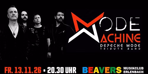 MODE MACHINE | Depeche Mode Tribute Band | BEAVERS Musikclub | Erlenbach am Main