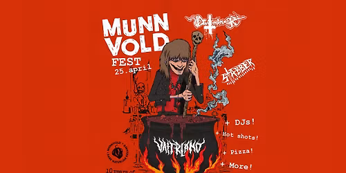 MUNNVOLD 10\u00e5r \/\/ Deathhammer + Stabber, DJs m.m. \/\/ Vaterland 