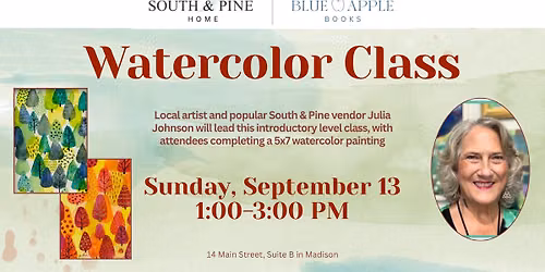 Watercolor Class (Introductory Level)