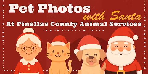 Pet Photos with Santa and Mrs. Claus