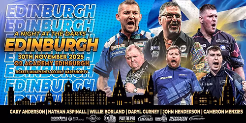 Edinburgh 2025 - A night at the darts 