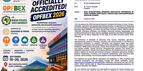 PASUC Endorses NVSU–ETCOR–OPFBEX Conference