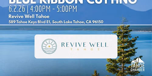 Blue Ribbon Cutting: Revive Well Tahoe