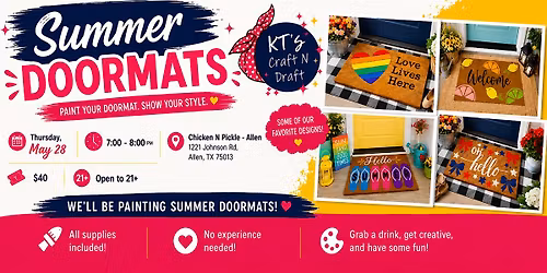 Summer Doormats Workshop