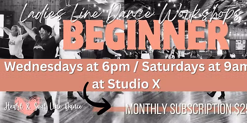 Beginner Ladies Line Dance Workshops
