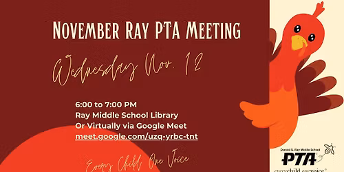 Ray PTA Membership Meeting