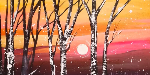Winter Scene Painting