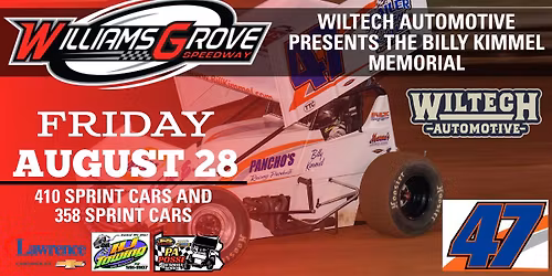 Wiltech Automotive Presents the Billy Kimmel Memorial