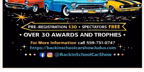 7th Annual Back In School Car Show 2026